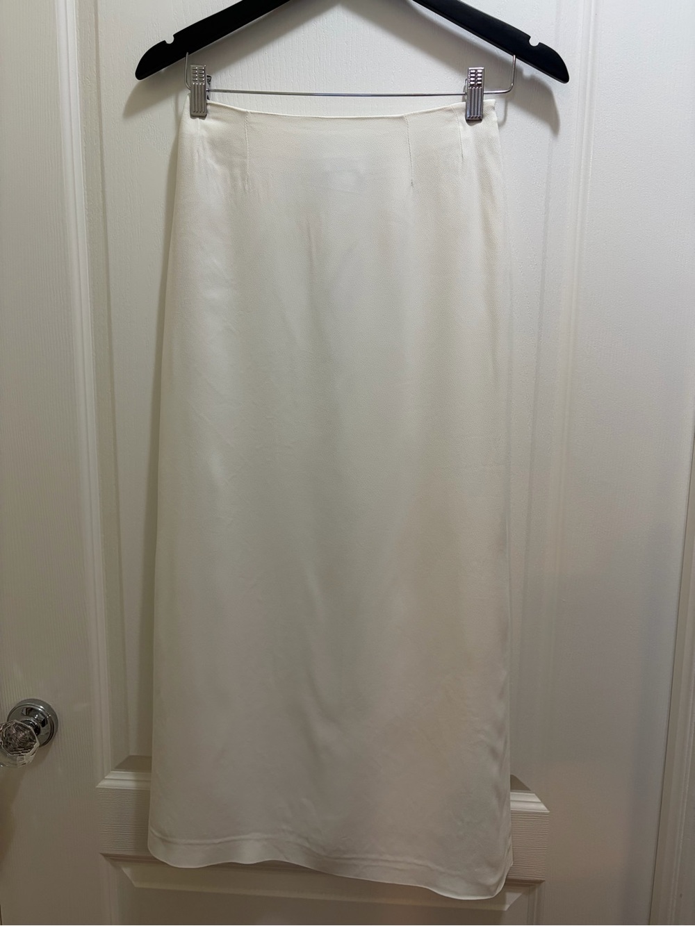 MaxMara Cream Maxi Column / Pencil Skirt Made in Italy